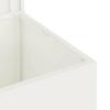 Outdoor Storage Box White 55 x 50.5 x 50 cm Steel
