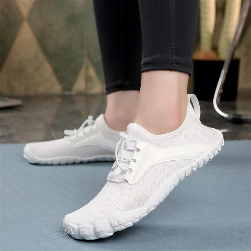 Indoor fitness shoes ******** rope shoes Mute treadmill shoes Gym training Yoga five-finger sneakers