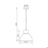Suspension décorative - BRAYTRON - BV05-00044 - Métal beige - 1xE27 - 23W - IP20