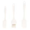 Silicone Scraper & Oil Brush 3-Piece Set for Baking and Cake Decorating (In Stock)