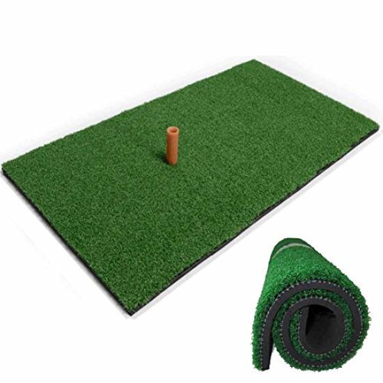 

Golf practice swing mat Rubber tee for continuous hitting training GOLF compact gift for home score improvement COM-SHOT [Rollable] [S size]