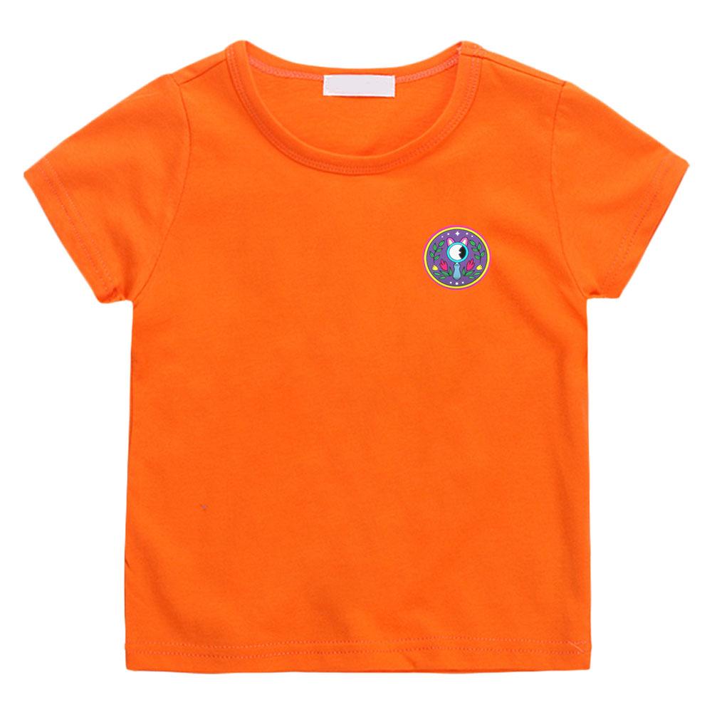 The Creature Cases Simple-style T-shirt Cotton 100% Casual O-neck Cute Cartoon Boys and Girls Top Manga Anime Print Tees Summer