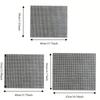 3PCS Heat Resistant BBQ Grilling Net Non-Stick Barbecue Pad Household Grilling Grid Mat  Camping