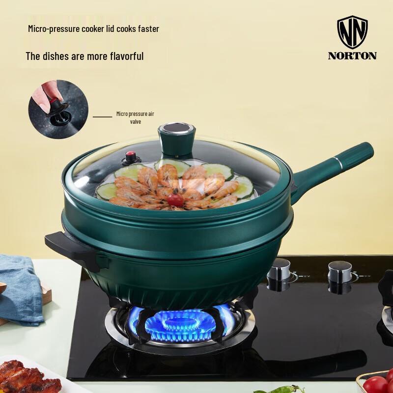 NORTON Duke Temperaturanzeige Antihaft-Wok