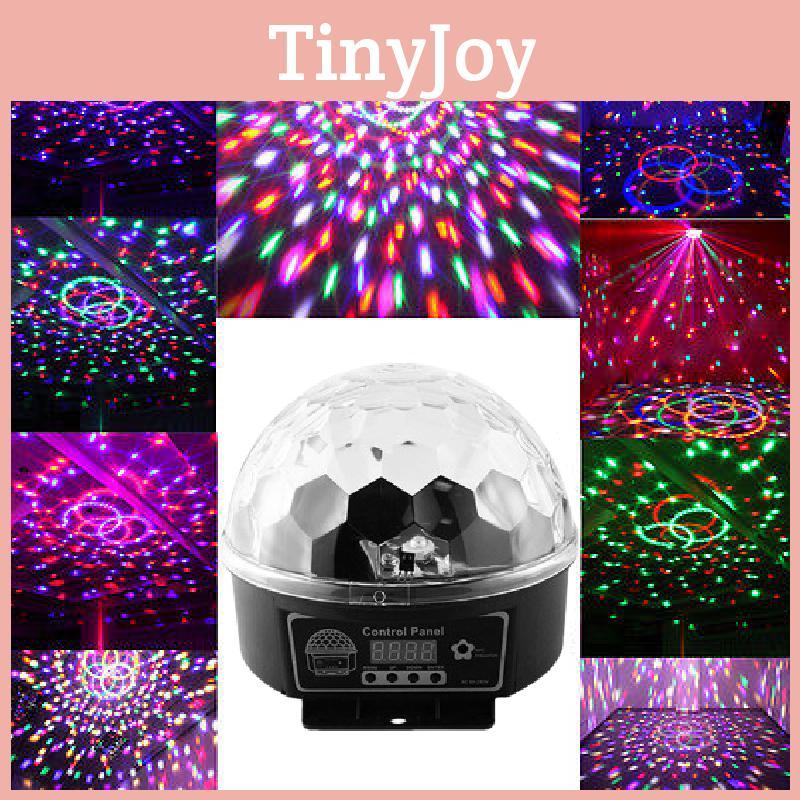 Waterproof Led Crystal Ball Light And Remote For Karaoke And Party Rooms