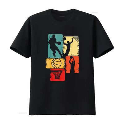 Basketball Player Boys Kids Men T Shirt Vintage Washed Comfortable Designer Clothes Stylish Unisex Graphic Slightly Breathable