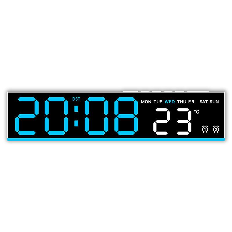 LED Multi-Functional Alarm Clock with Ambient Light and Simple Design, Model 5523