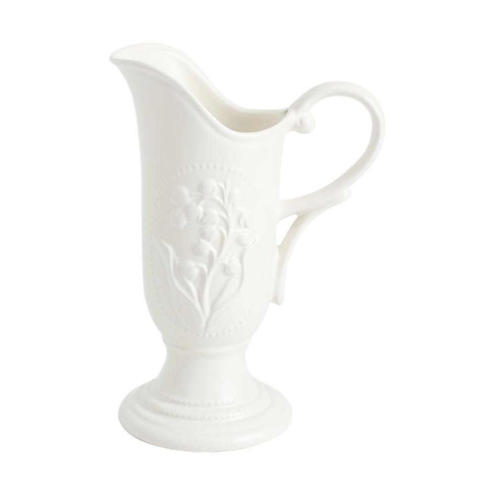 

Medieval ceramic vase French art ins wind value Creative decoration Hydroponic vase retro home accessories