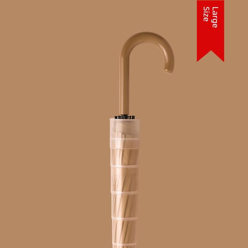 Waterproof Umbrella, Double-Sized Reinforced Long-Handled Umbrella for Men, Wind-Resistant, Extra-Large Straight Umbrella for Three People, Can Be