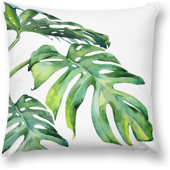 Catoon Bird Short Velvet Throw Pillow Covers 18x18 Double Sided with Zipper Decorative Pillows for Couch Cushion Sofa Outdoor