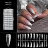 Nail Thin Nail Piece Free Engraving Grinding Trapezoidal Water Drop Almond Scrub Full Paste Half Paste Extension 240 Pieces