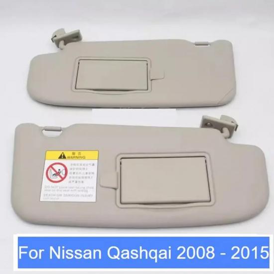 For Nissan Qashqai 2008 2009 2010 2011 2012-2015 Car visor Interior Sunvisor With Mirror Front visor assembly Car accessories