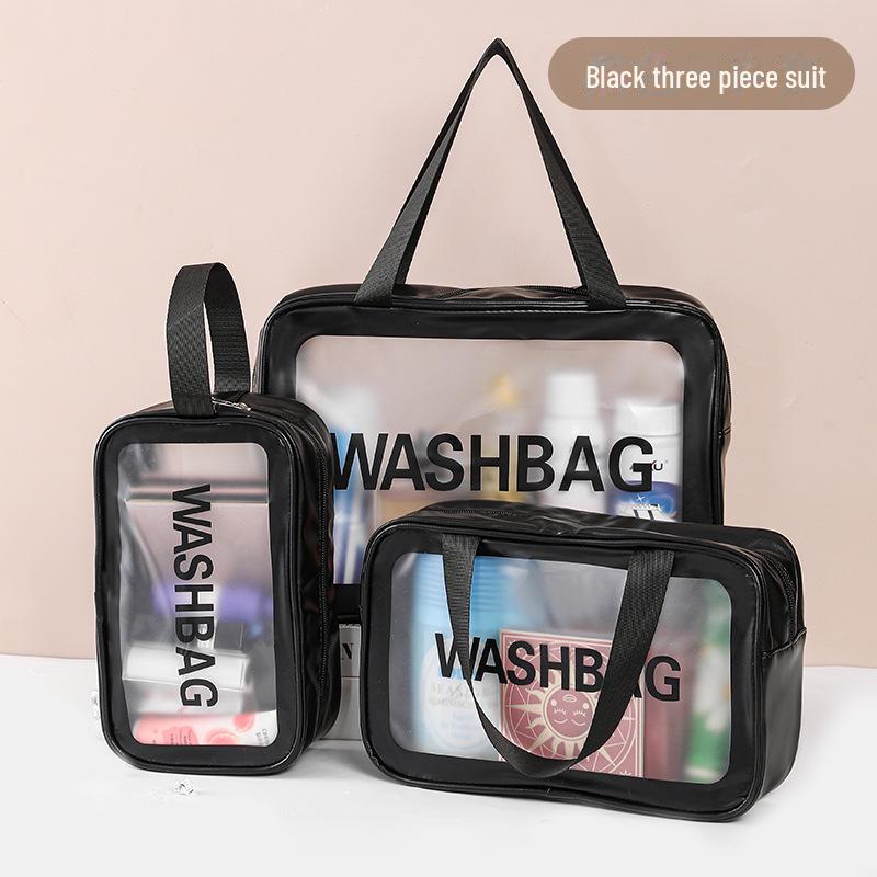 Large Capacity Waterproof PVC Travel Toiletry Bag - Cross-Border Cosmetic & Swim Storage