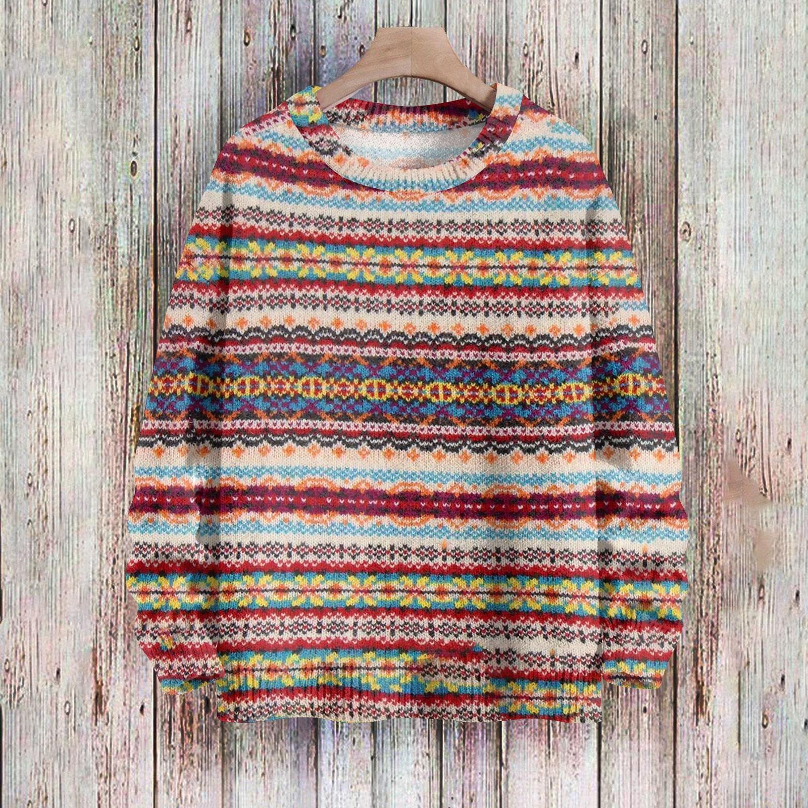 

Женская мода повседневная толстовка с капюшоном с длинным рукавом и геометрическим принтом XL винный