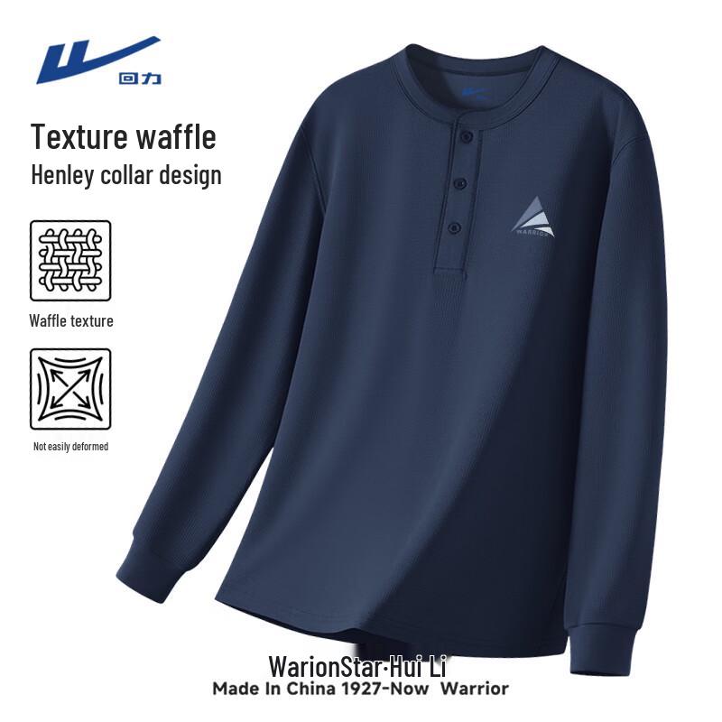 

Warrior Men s Retro Waffle Long Sleeve T-Shirt 3XL