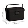 Cutie Frigorifică Mini 3.8L Cutie Frigorifică Auto Refrigerată Camping Izolat Cooler Organizator Cu Mâner Accesorii Vehicul