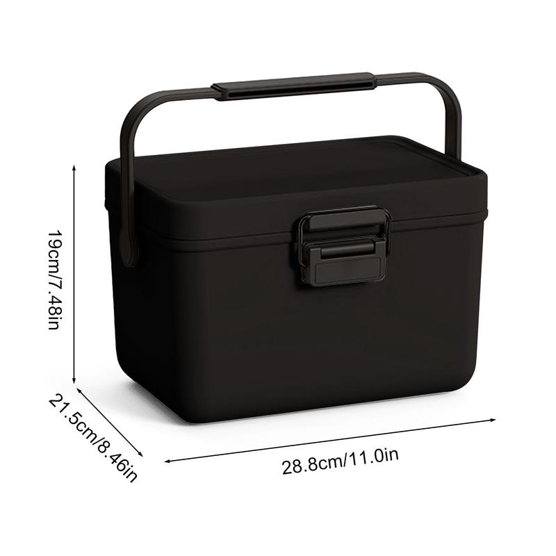 3.8L Mini Cooling Box Car Refrigerated Cold Box Camping Insulated Cooler Organizer With Handle Vehicle Accessories