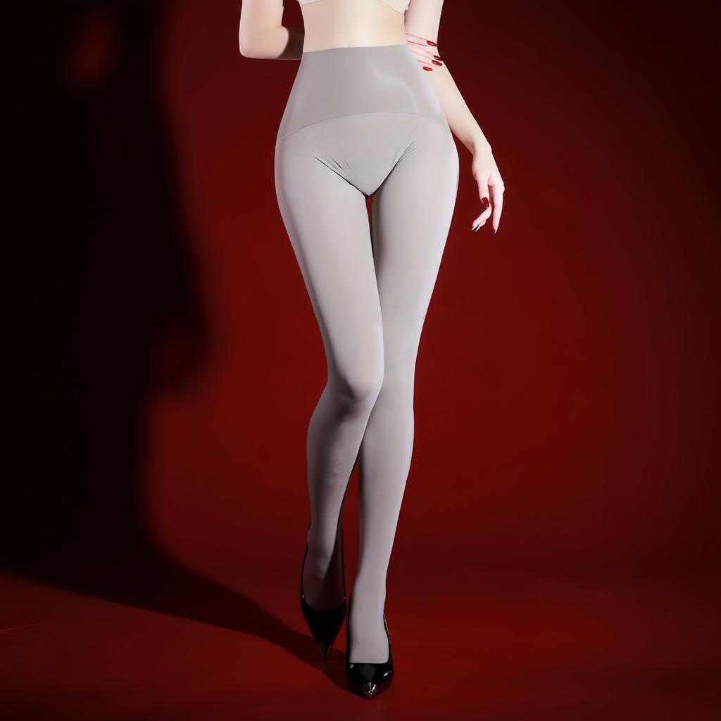 12 Seamless Deep Crotch Velvet Pantyhose Autumn Winter Warm Micro Pressure Seamless Slimming Hip Lift Outer Wear Base Stocking