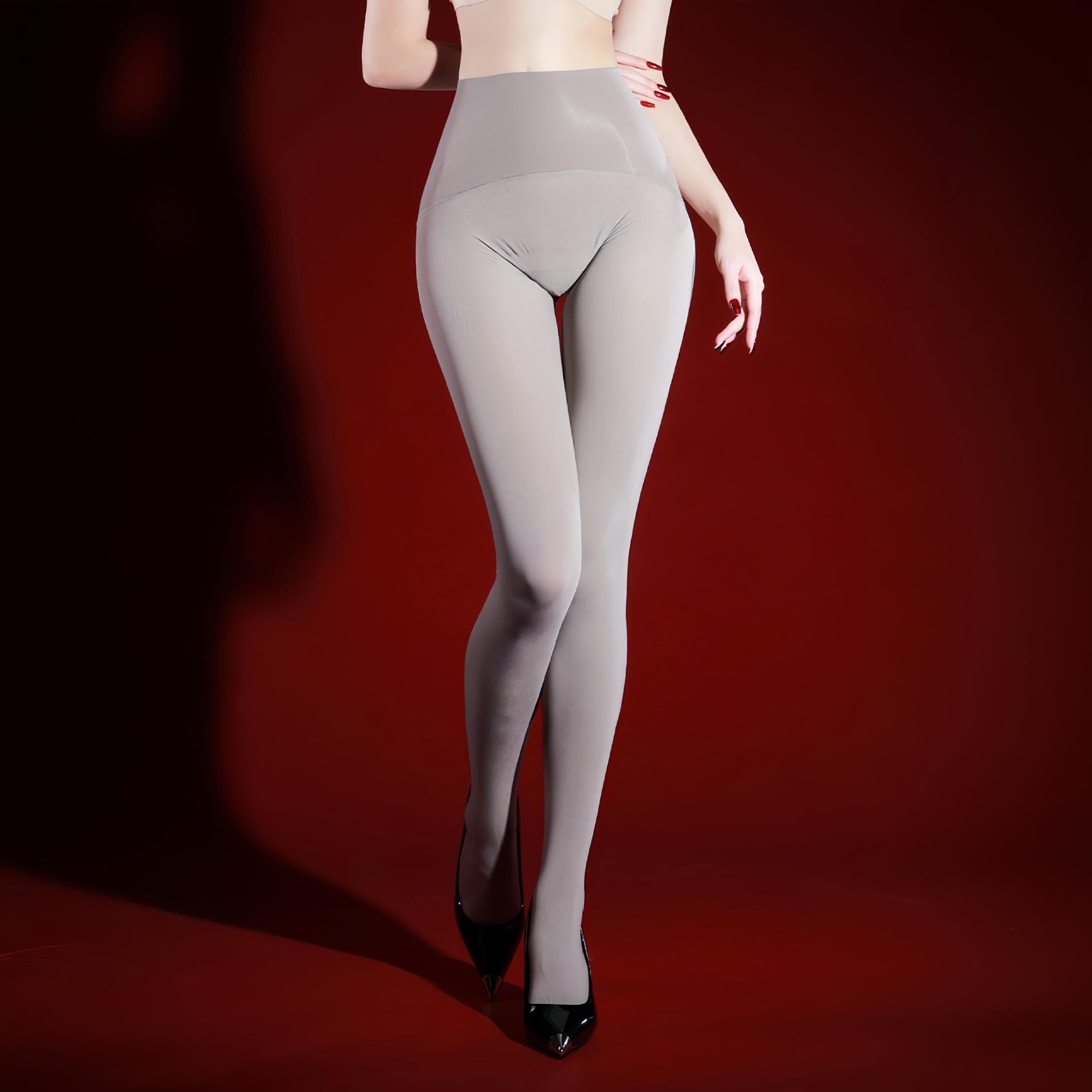 

12 Ден Бесшовные Колготки с Глубокой Ластовицей Бархатные Осенне-Зимние Теплые Микро-Давление Бесшовные Утягивающие Подтягивающие Бедра Базовые Колготки для Верхней Одежды Open crotch