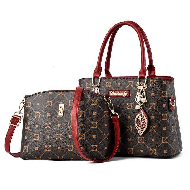 Chic Pu Maternal Handbag Versatile Crossbody Bag For Seniors With Spacious Interior