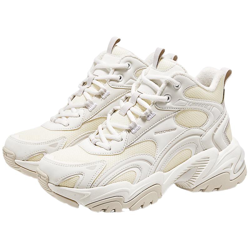 Женские зимние теплые ретро высокие кроссовки-«папины» Skechers 168022 US 9