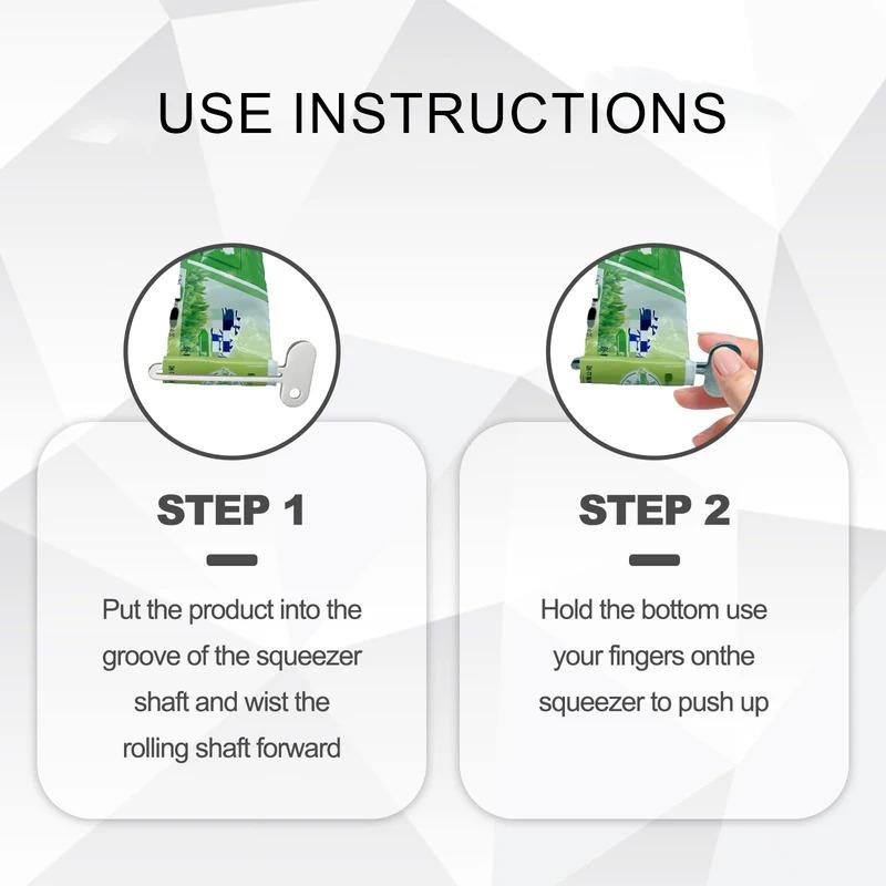 Manual Stainless Steel Toothpaste Squeezer, Multifunctional Squeezer, Durable And Leak Proof Household Tool