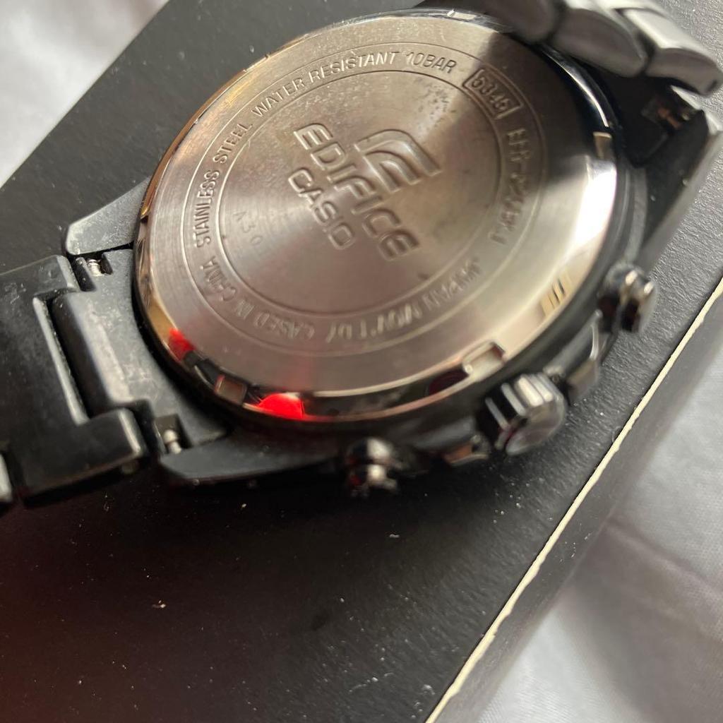 Used EDIFICE CASIO Analog Quartz Watch