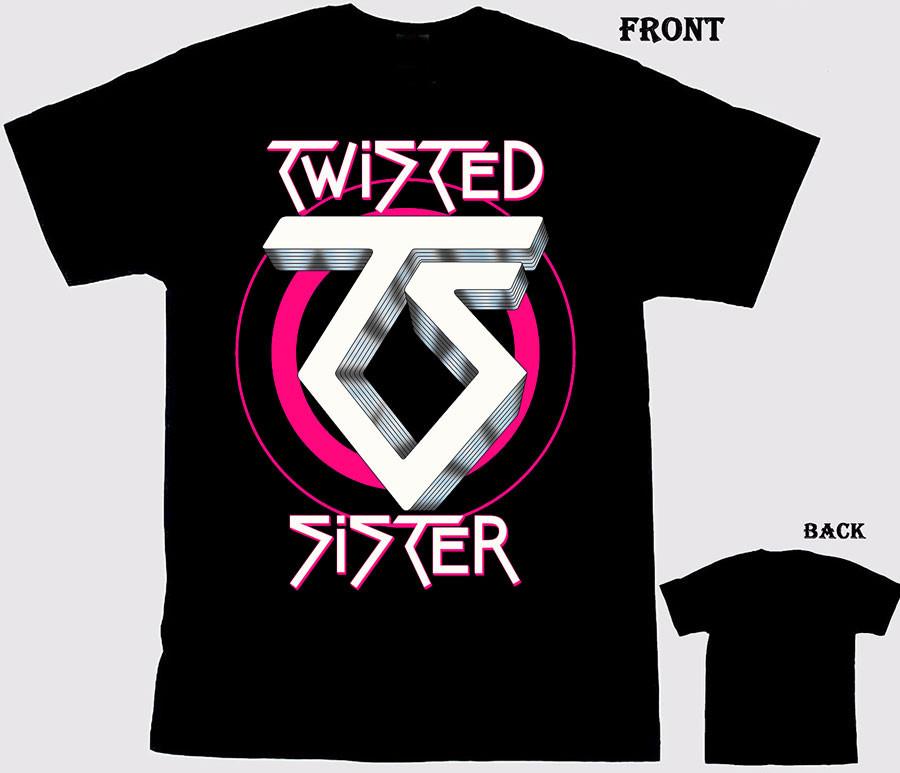 

НОВАЯ Футболка с логотипом группы Twisted Sister Все размеры S-5XL Подарок Фанату Унисекс Футболка XXL