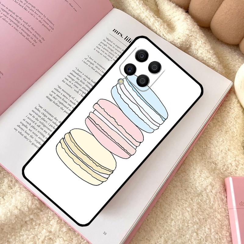 Macarons Cake Dessert Case For Samsung Galaxy M32 M52 M15 M11 M12 M13 M14 M06 M16 M36 M56 M31 M53 M35 M55 M34 M54