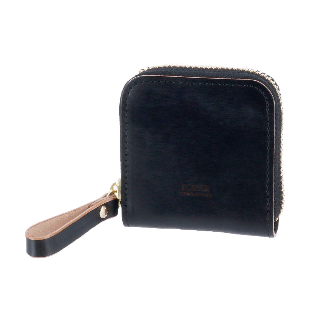 

Круглый кошелек для монет на молнии, черный [Porter] [FILM]