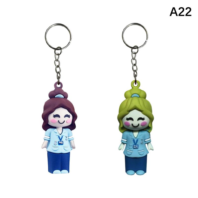 Paw Print Girl Shaped Ampoule Bottle Opener Keychain Rubber Cutter Aid Medication Vial Breaker Tool For Home Nurses And Doctors