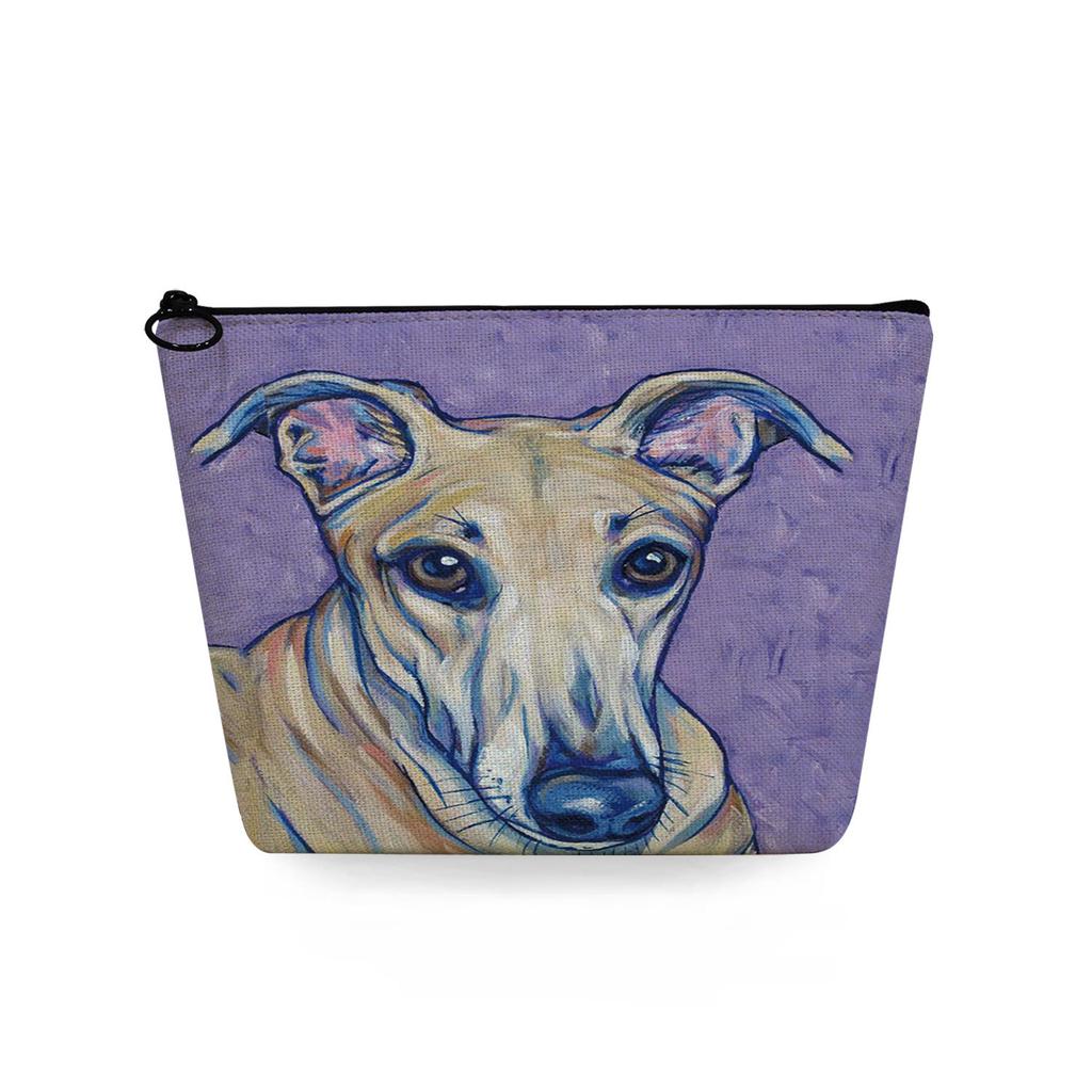 Women Dog Print Cosmetic Bag Toiletries Organize Travel Storage Case 6734 KTB