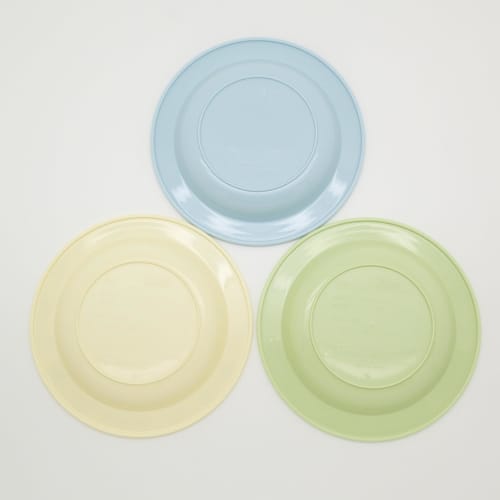 OSK Small Plates, Set of 3, 147mm Diameter x 19mm Height, Chiikawa, CKW No. 4, Made in Japan, PT-21