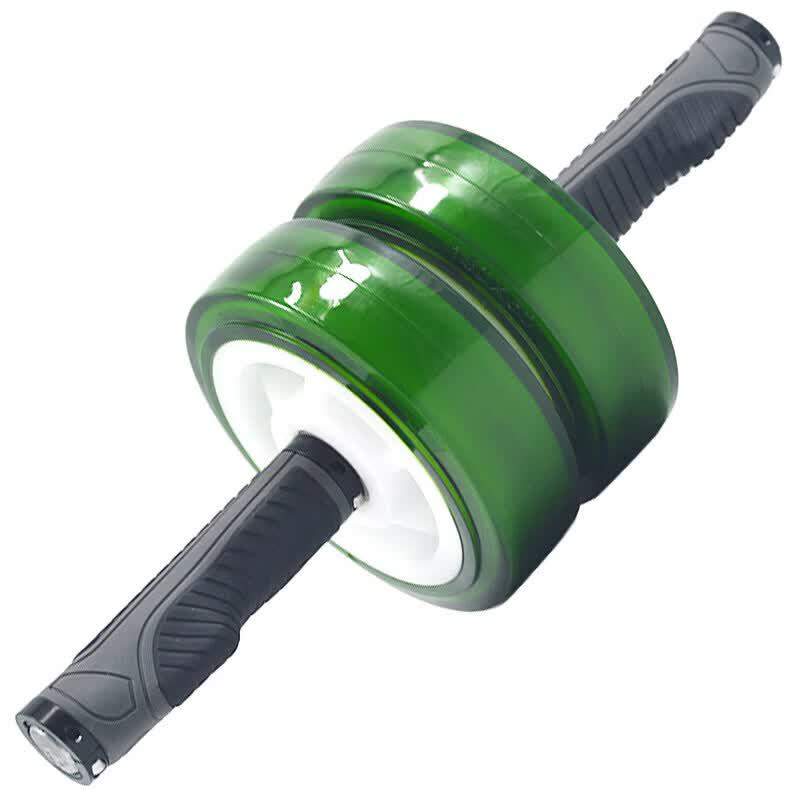 JINGGENG Automatic Rebound Dual Wheel Ab Roller