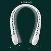 Portable Neck Fan Mini Leafless Ultra Quiet 360 Degree Cool Fans 3 Gear Wind Speeds USB Rechargeable Hands-Free Outdoor Sport Cooling Tools
