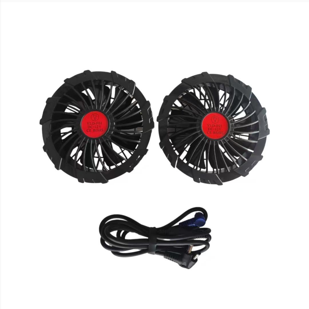 

Мужской охлаждающий жилет для улицы с вентилятором для предотвращения теплового удара и защиты труда - Идеален для строительства и сварки M