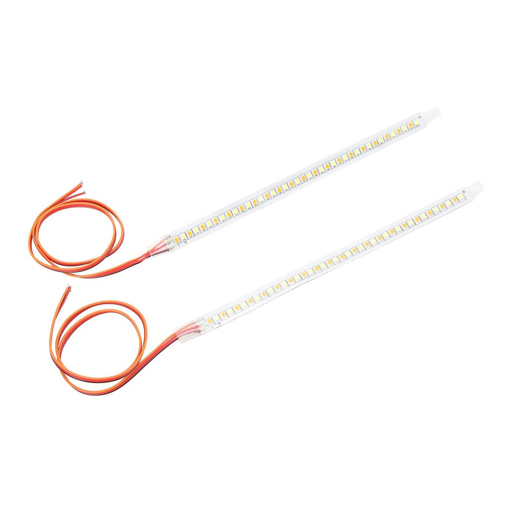 18cm 1 Pair LED Rear View Light Strip High Brightness 12V Side Mirror Strip Tape Universal for Vehicle