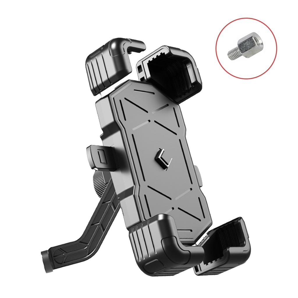 Adjustable Bike Phone Mount Stand Scooter Phone Clip Motorcycles Handlebar Phone Clamps 360°Rotation Bike Phone Holder
