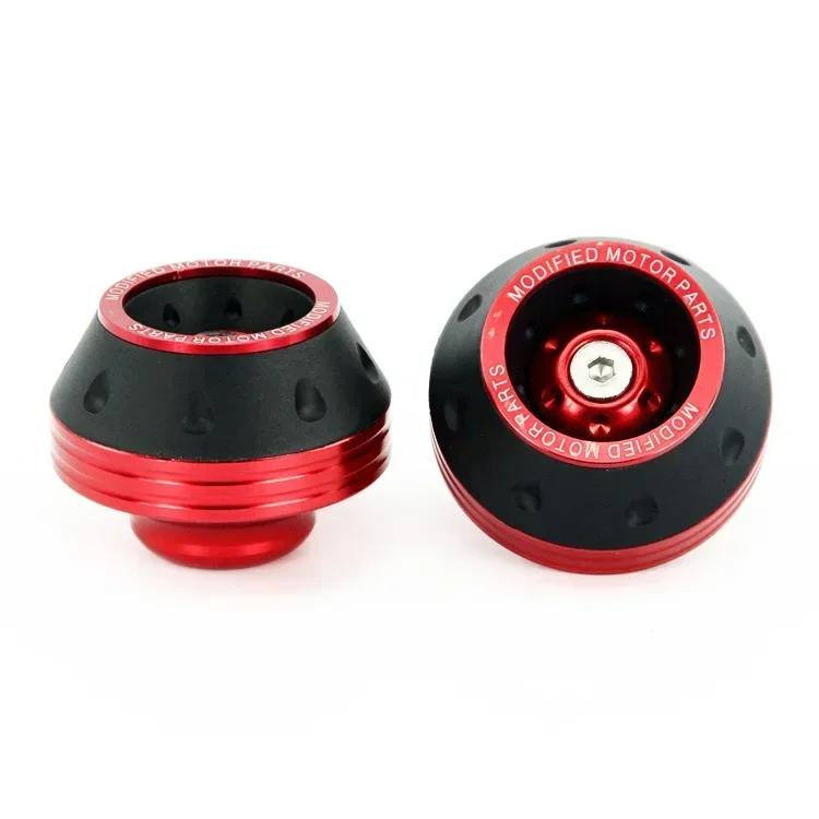 2PCS Motocykl Crash Protector Chrániče kol Motocykl Motokros Posuvník rámu pneumatiky Barevné Moto vybavení Příslušenství