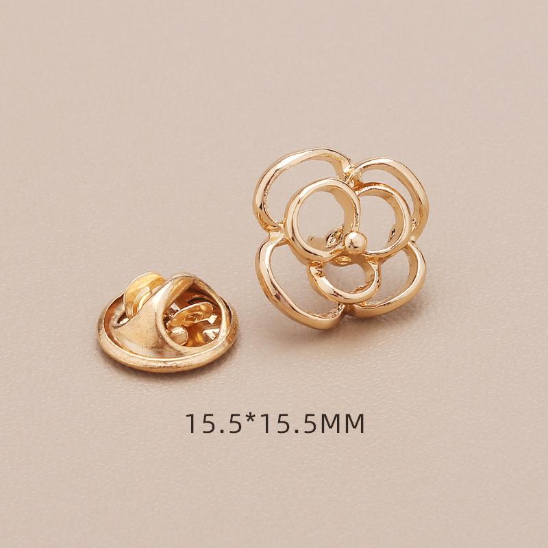 1pcs Cute Mini Brooch Pins Butterfly Flower Pearl Neckline Brooches Shirt Collar Lapel Pin Buckle Fixed Invisible Brooch Jewelry