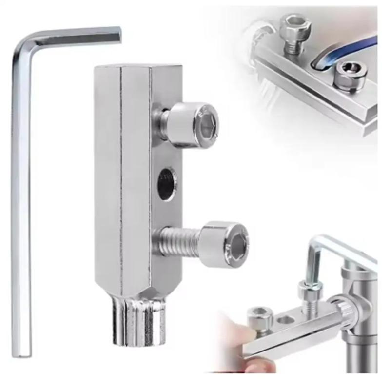 Home Plumbing Angle Valve Repair Tool Water Pipe Maintenance Broken Wire Extractor Faucet Remover Threading Tool for Home Use