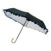 Moonbat Folding Sun and Rain Light Heat UV Mini Black [Esta] Women's Parasol, Protection, Blocking, Blocking, Protection, Frill, 31-230-30268-05,
