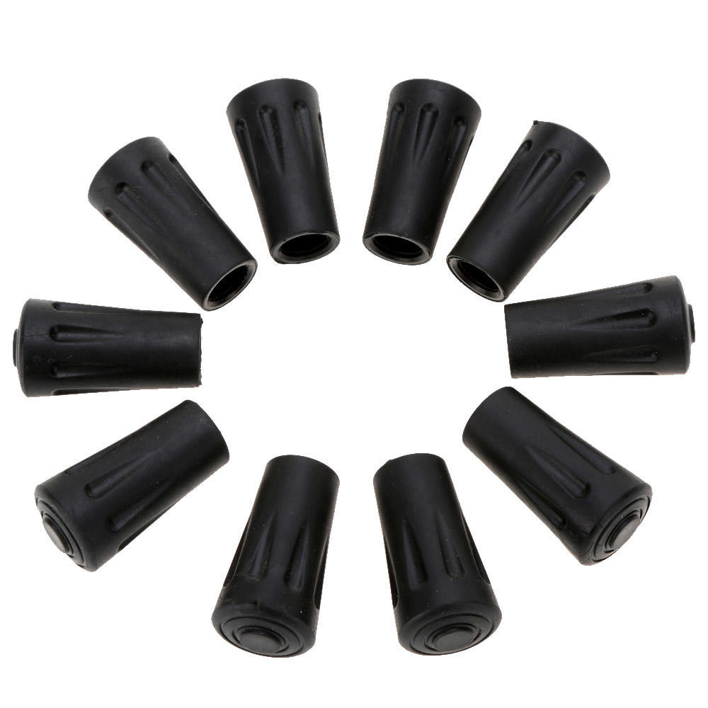 Buy 10Pcs Hiking Pole Replacement Tips Trekking Pole Tip Protectors at