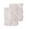Natural Reusable Food Packing Bags Portable Unbleached Cotton Pouch Drawstring Bags Sachet Bag Muslin Bag