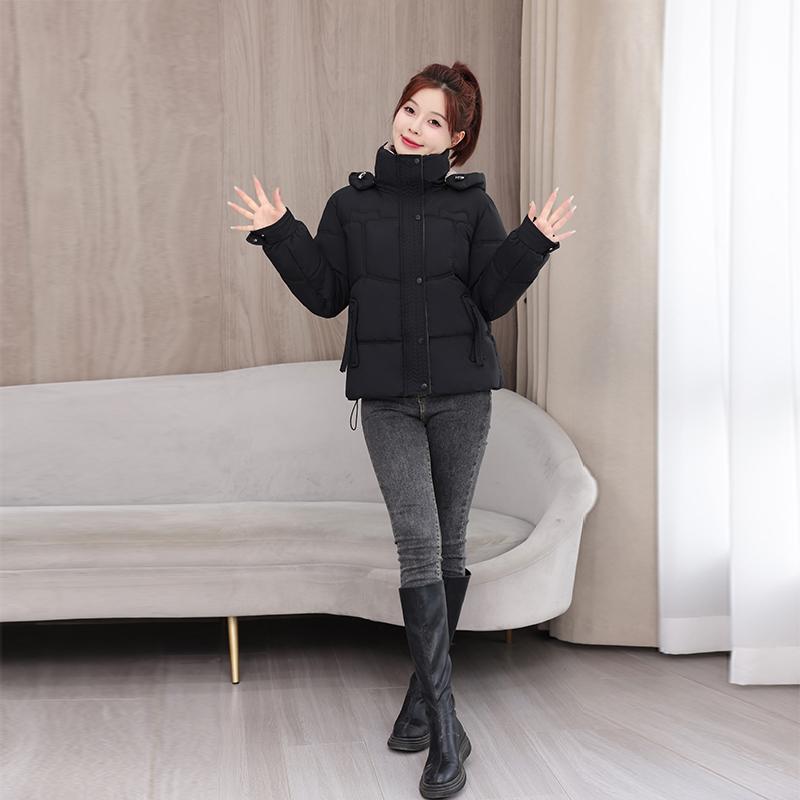 Autumn Winter Thicken Warm Parka Women Casual Sweety Solid Color Big Pocket Loose Long Hooded Coat Jackets Outwear