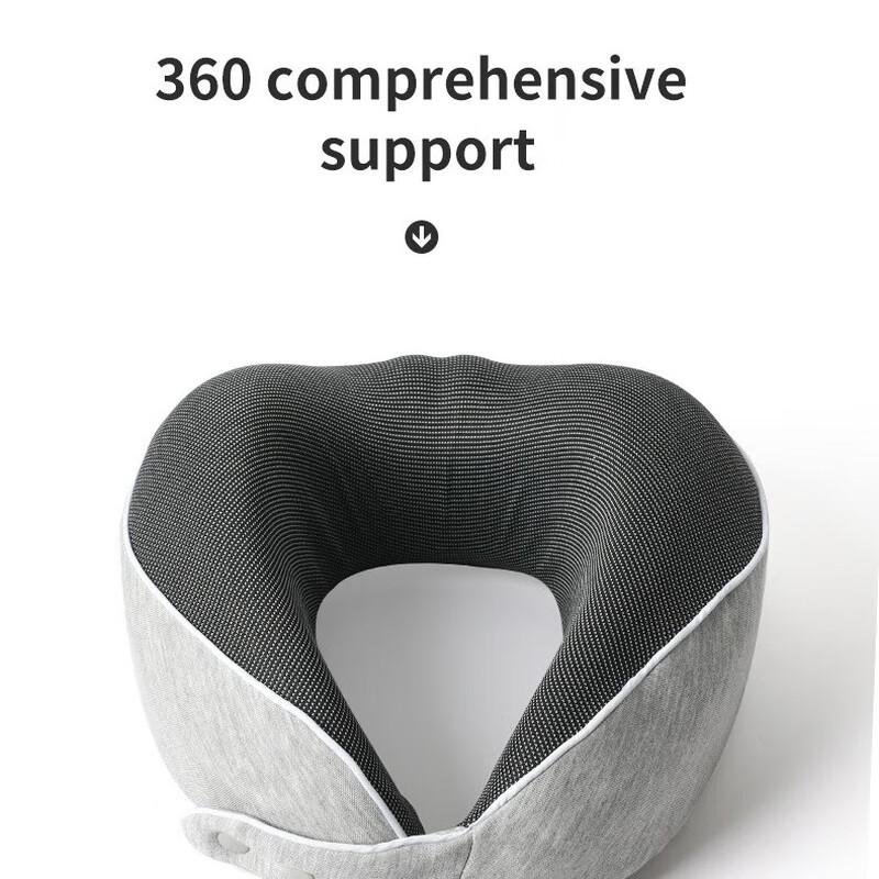 Miling Memory Foam U-shaped Travel Neck Pillow