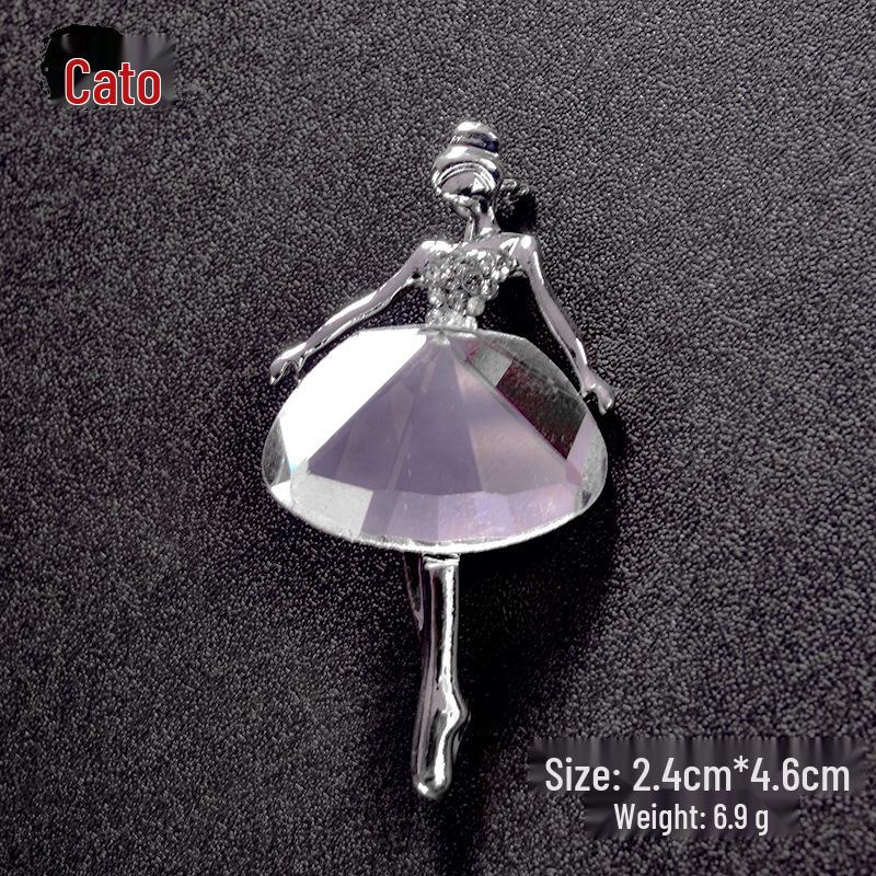 Japanese Style Luxury Brooch: Elegant High-End Women's Pin for Sweater or Lapel