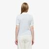 Lacoste Women's Striped Sweater Polo Shirt PF710E-56GAEY