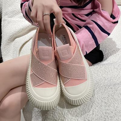 Scarpe da donna Sneakers lavorate a maglia vulcanizzate Scarpe basse da donna Scarpe vulcanizzate Casual Chaussure Femme