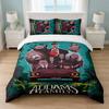 The Addams Family Bedroom 3Pcs Bedding Set Soft Bed Sheet Pillowcases Home Bedding Decoration